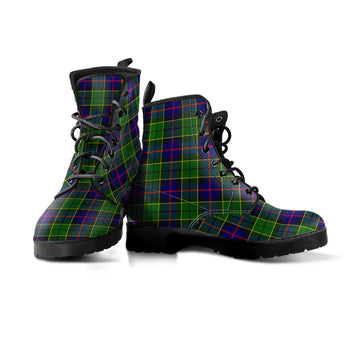 Forsyth Modern Tartan Leather Boots