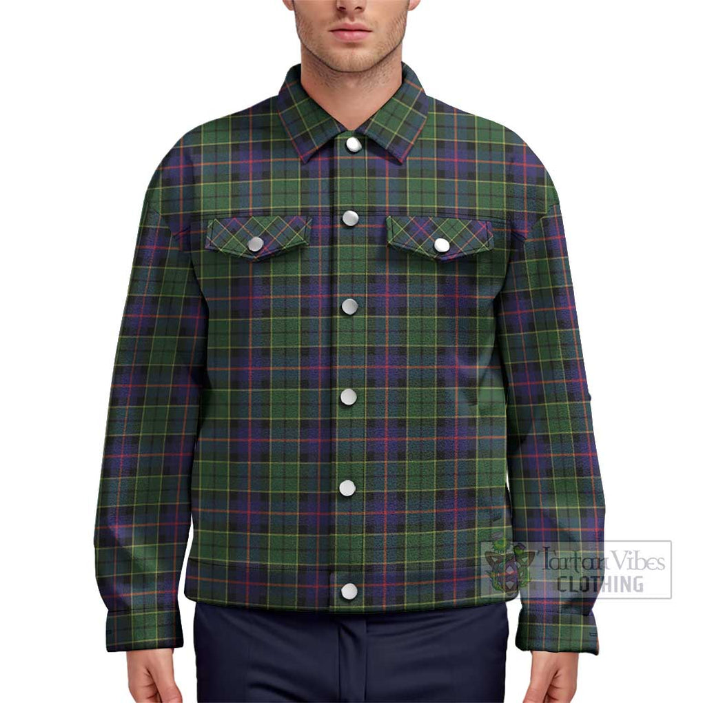 Forsyth Modern Tartan Unisex Lapel Cotton Jacket Unisex - Tartan Vibes Clothing