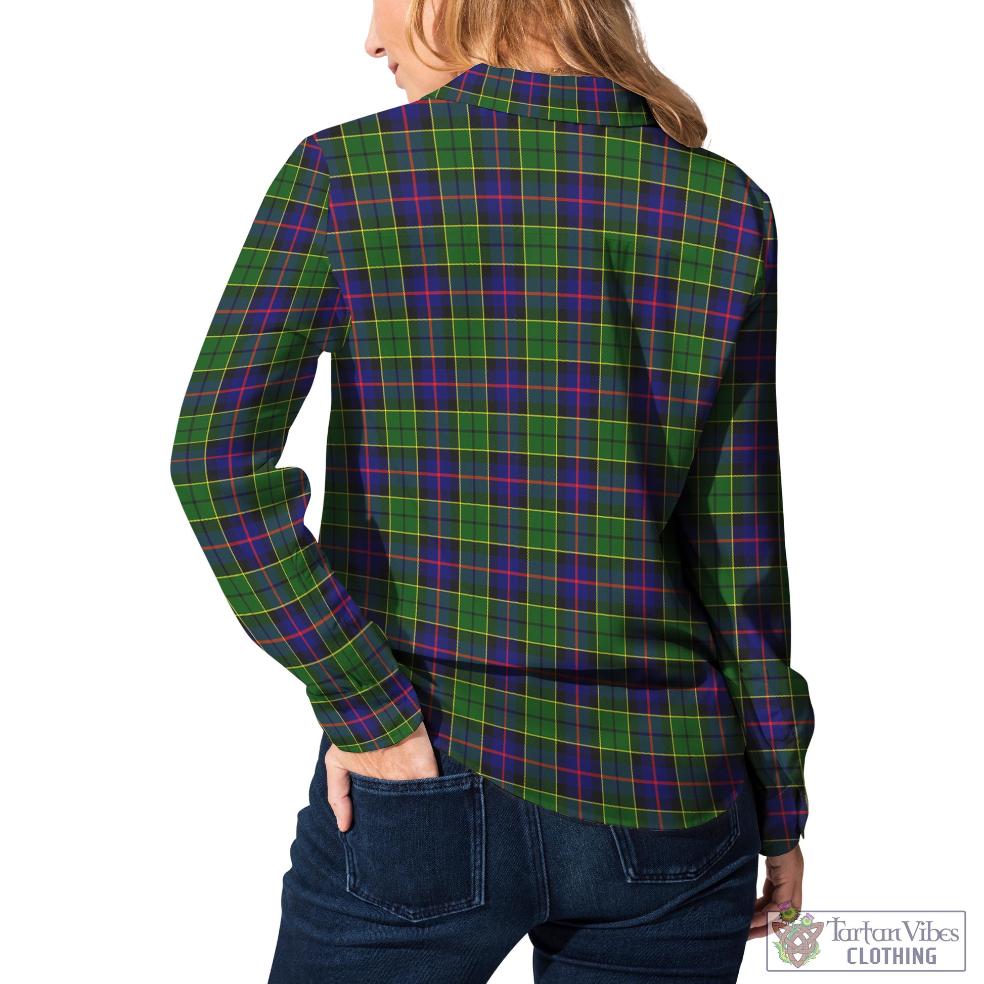 Forsyth Modern Tartan Womens Casual Shirt