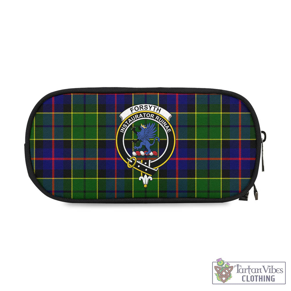 Tartan Vibes Clothing Forsyth Modern Tartan Pen and Pencil Case with Family Crest