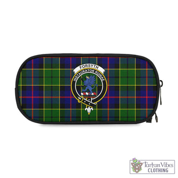 Forsyth Modern Tartan Pen and Pencil Case with Family Crest