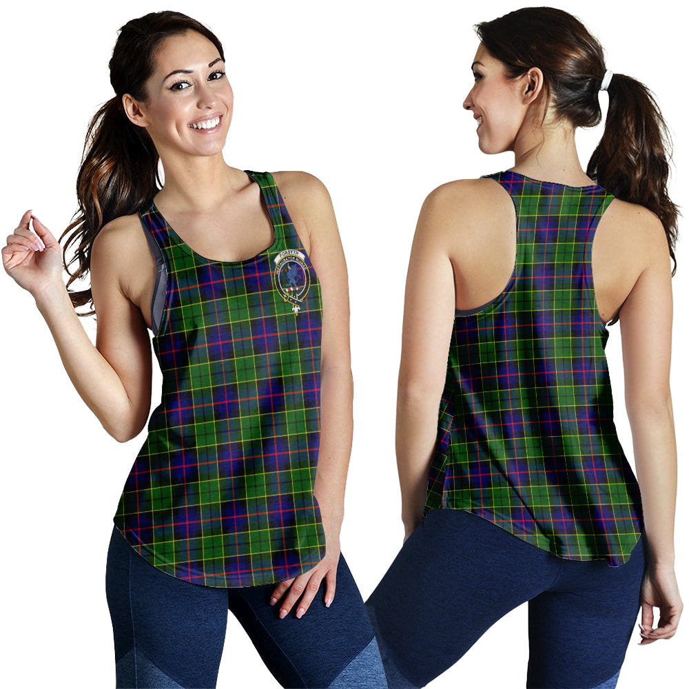 forsyth-modern-tartan-women-racerback-tanks-with-family-crest