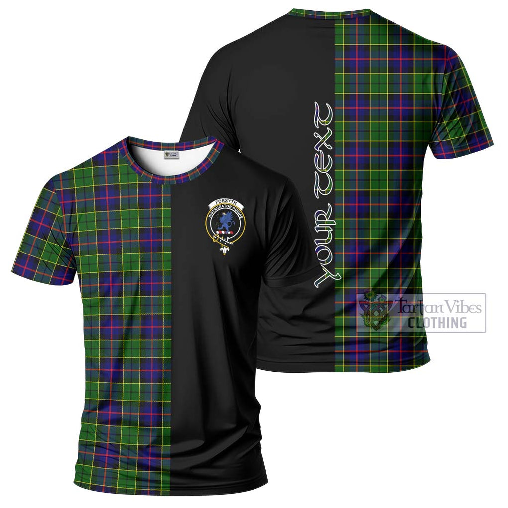 Forsyth Modern Tartan T-Shirt with Family Crest and Half Of Me Style Kid's Shirt - Tartanvibesclothing Shop