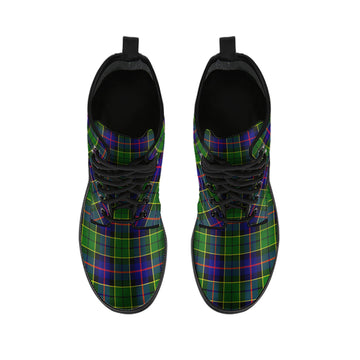 Forsyth Modern Tartan Leather Boots