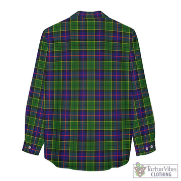 Forsyth Modern Tartan Women's Casual Shirt with Family Crest