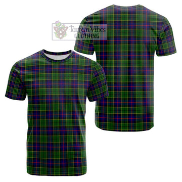 Forsyth Modern Tartan Cotton T-Shirt