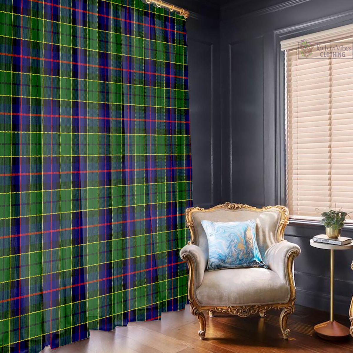 Forsyth Modern Tartan Window Curtain