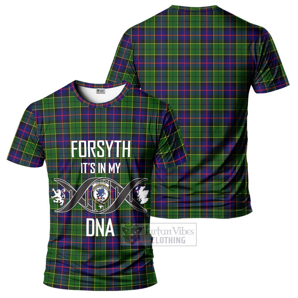 Forsyth Modern Tartan T-Shirt with Family Crest DNA In Me Style - Tartan Vibes Clothing