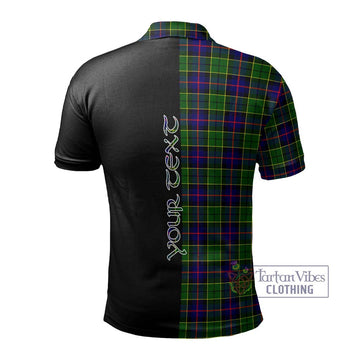 Forsyth Modern Tartan Polo Shirt with Family Crest and Half Of Me Style