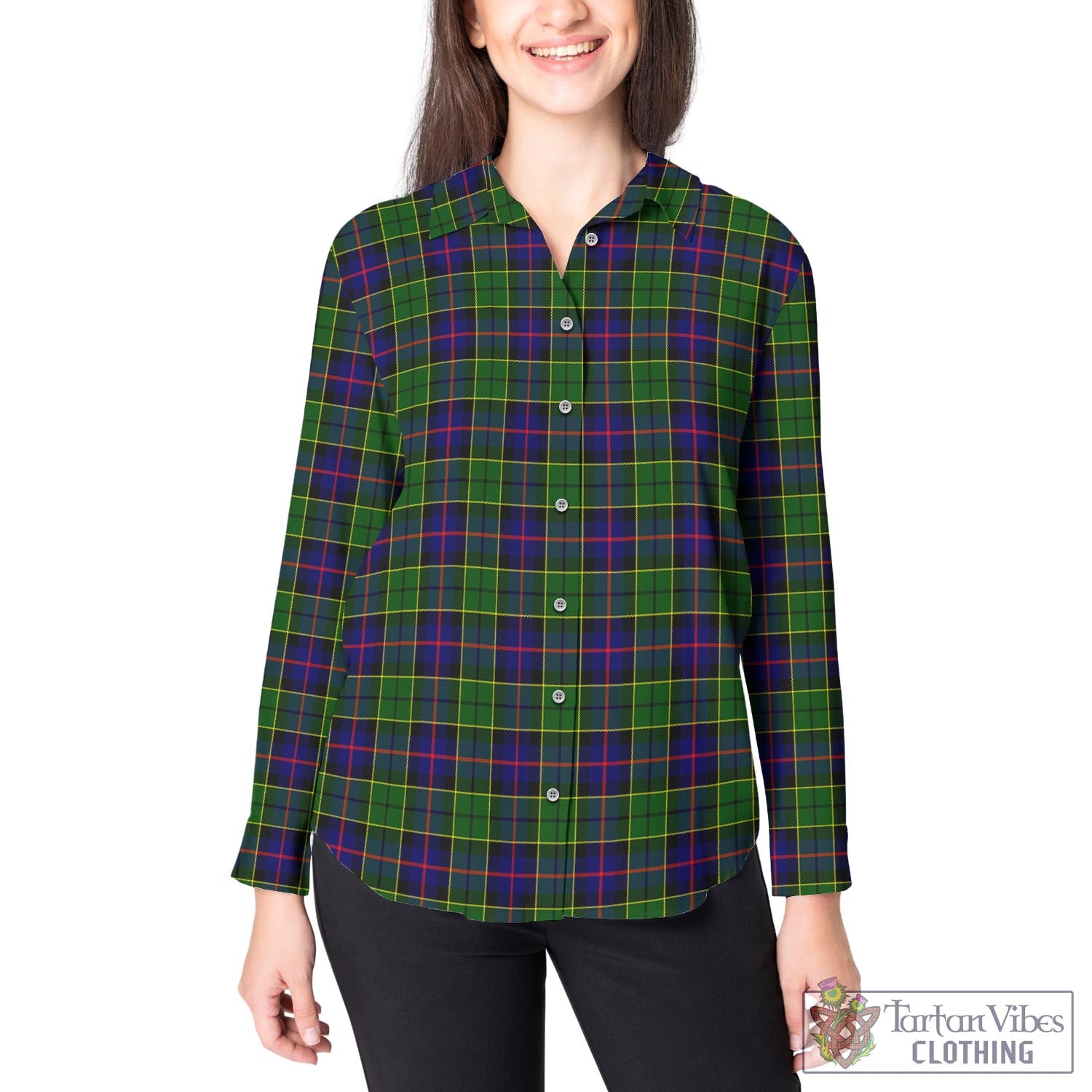 Forsyth Modern Tartan Womens Casual Shirt