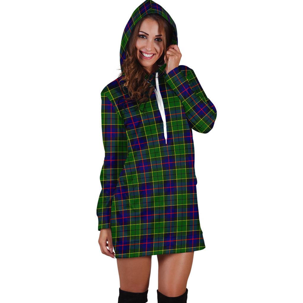 Forsyth Modern Tartan Hoodie Dress - Tartan Vibes Clothing