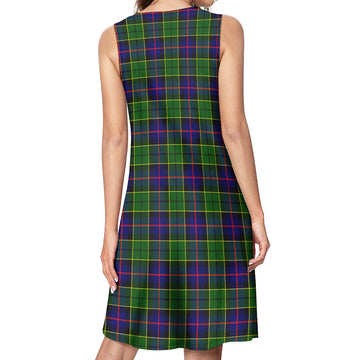 Forsyth Modern Tartan Womens Casual Dresses