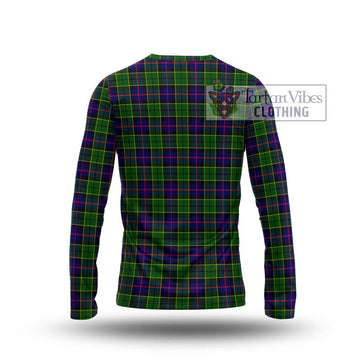 Forsyth Modern Tartan Long Sleeve T-Shirt with Family Crest DNA In Me Style