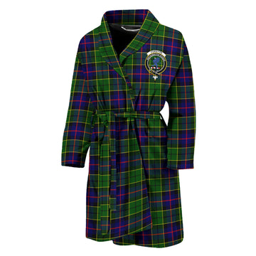 Forsyth Modern Tartan Bathrobe with Family Crest