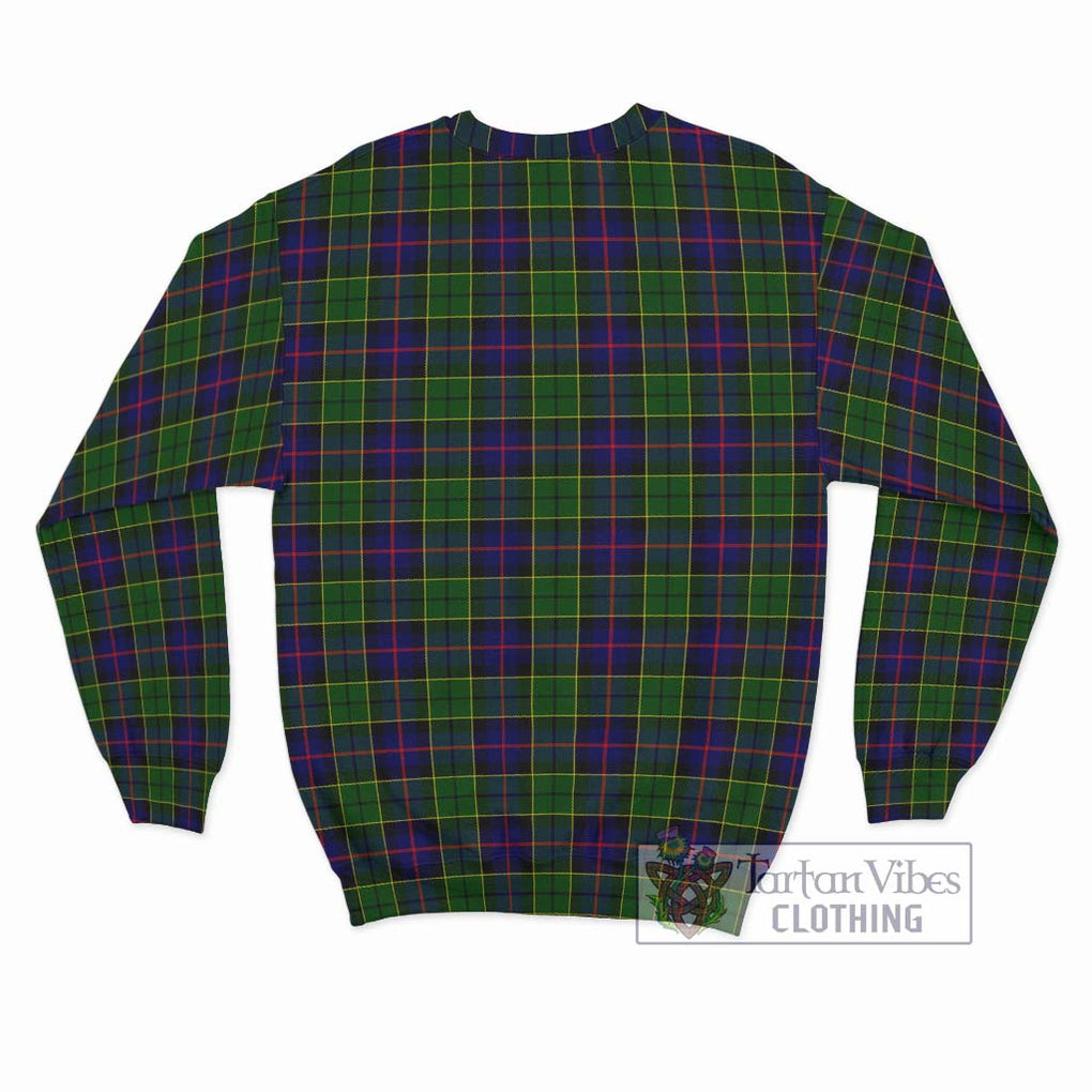 Forsyth Modern Tartan Sweatshirt with Family Crest DNA In Me Style - Tartanvibesclothing Shop