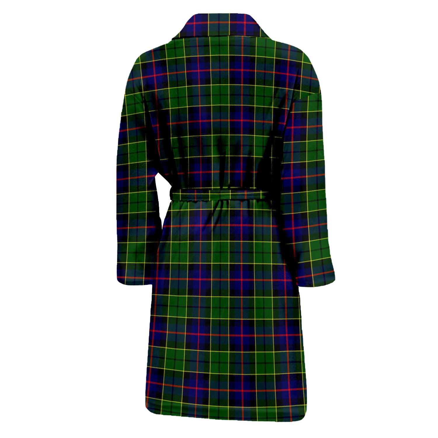 Forsyth Modern Tartan Bathrobe with Family Crest - Tartan Vibes Clothing