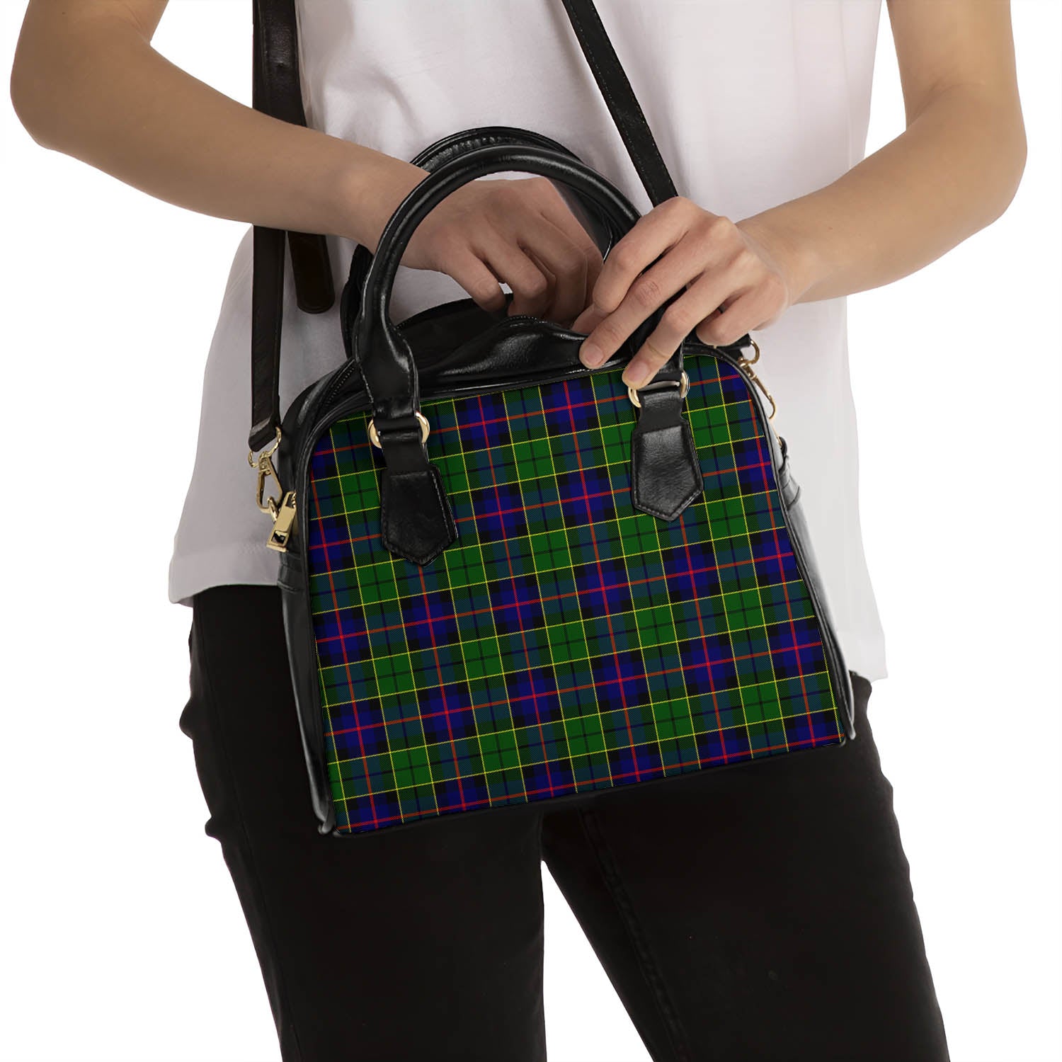 Forsyth Modern Tartan Shoulder Handbags - Tartanvibesclothing