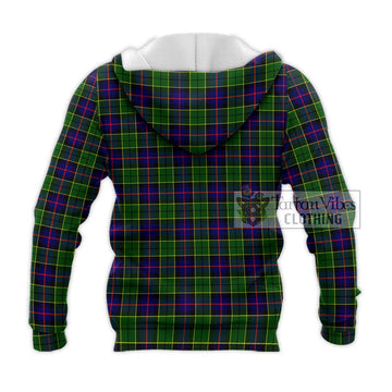 Forsyth Modern Tartan Knitted Hoodie with Family Crest DNA In Me Style