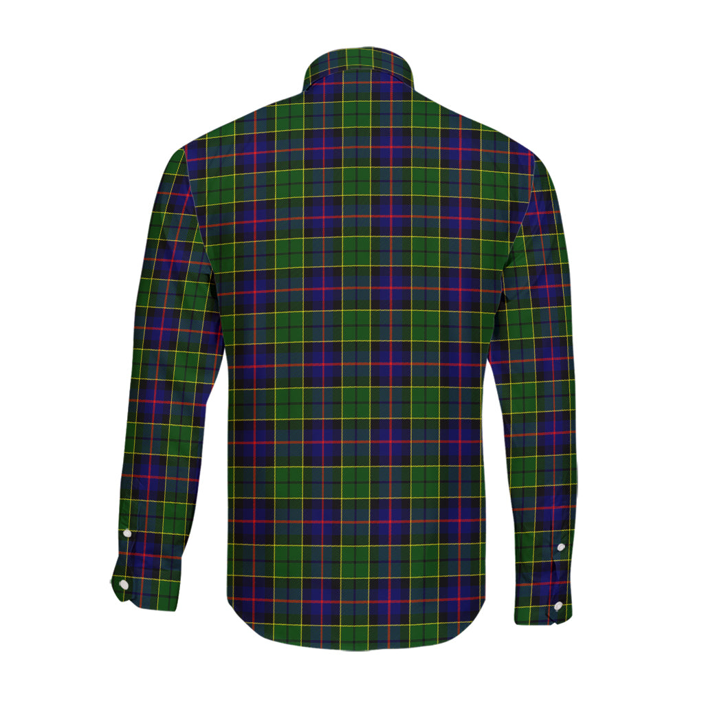 forsyth-modern-tartan-long-sleeve-button-up-shirt-with-family-crest