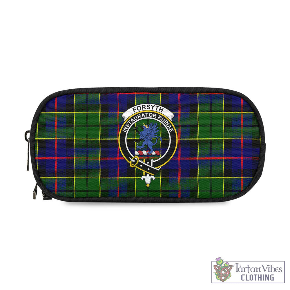 Tartan Vibes Clothing Forsyth Modern Tartan Pen and Pencil Case with Family Crest