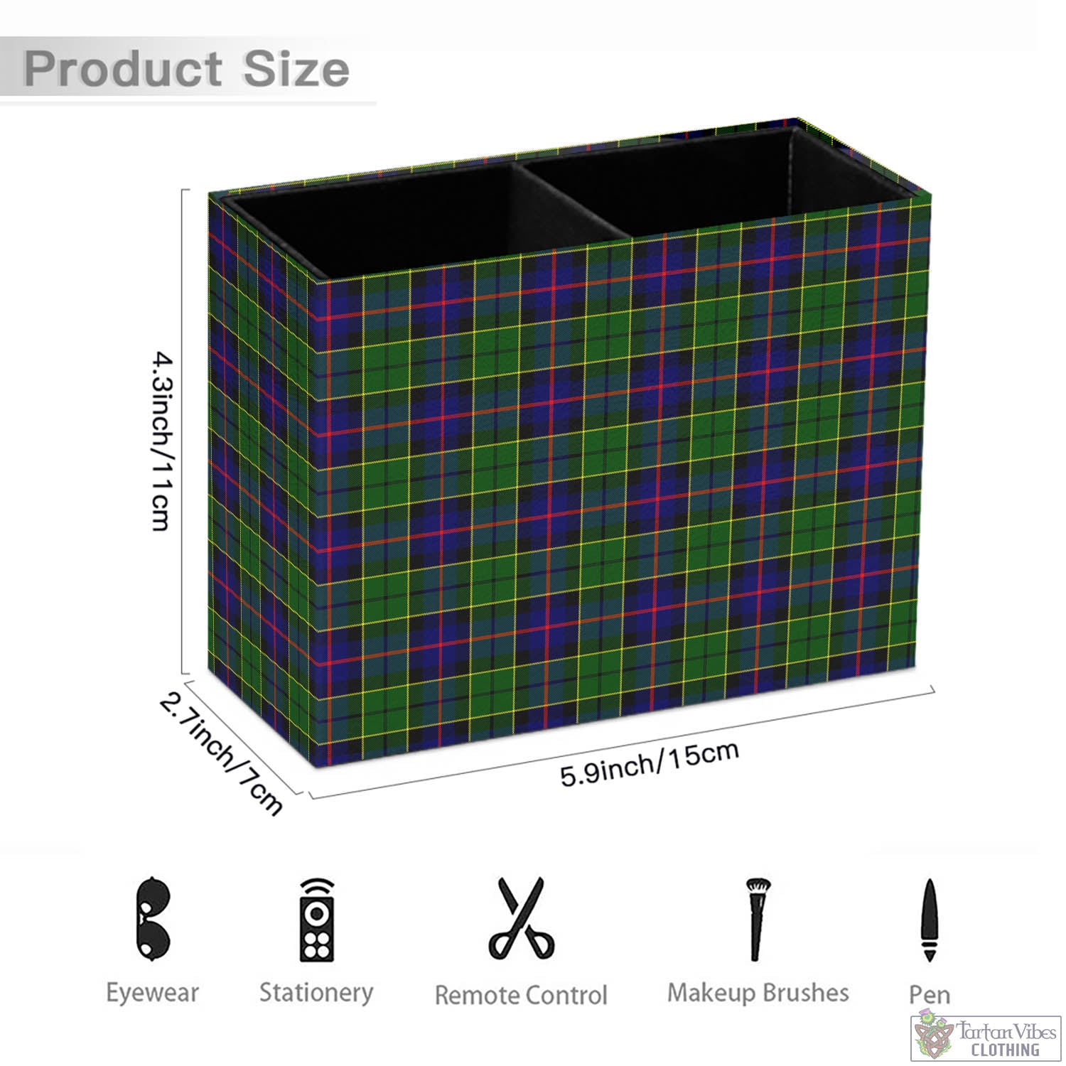 Tartan Vibes Clothing Forsyth Modern Tartan Pen Holder