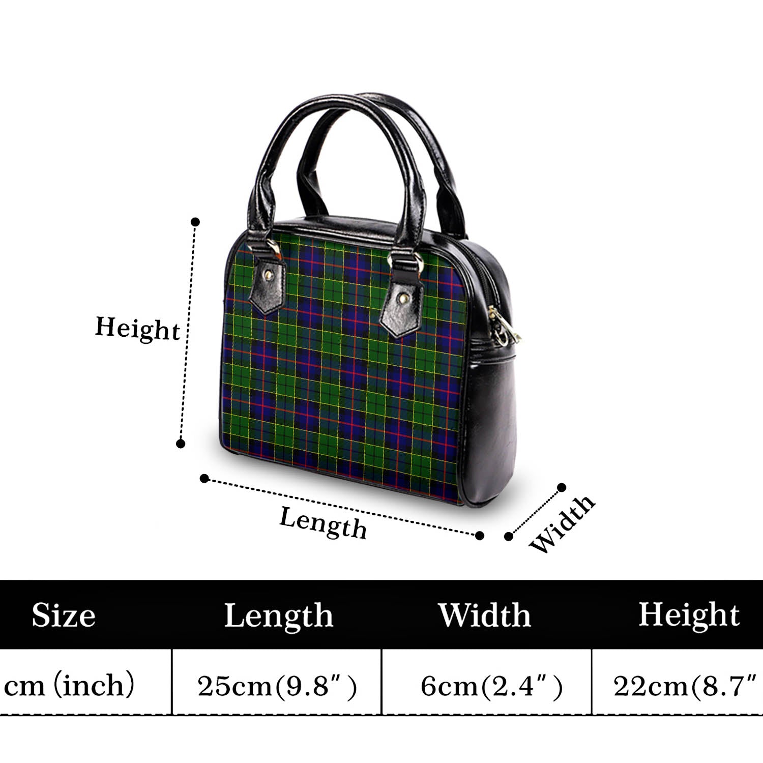 Forsyth Modern Tartan Shoulder Handbags - Tartanvibesclothing