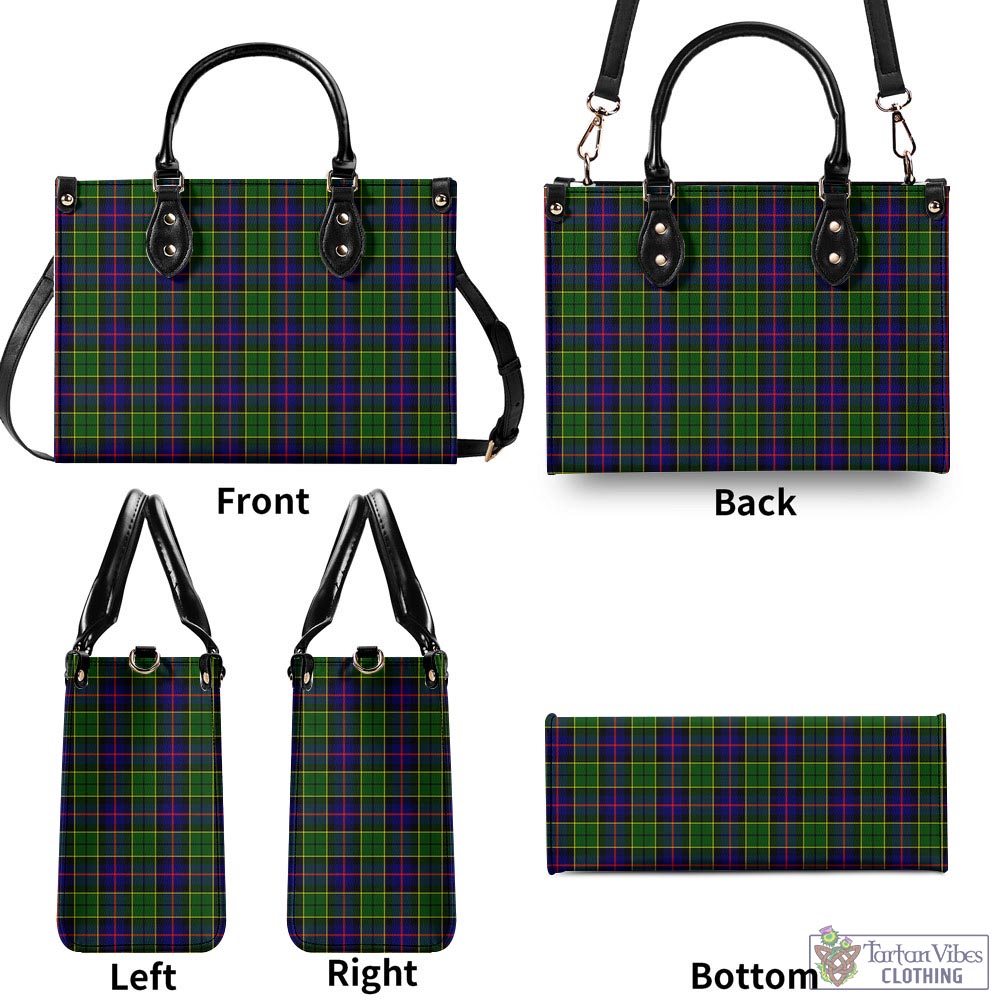 Tartan Vibes Clothing Forsyth Modern Tartan Luxury Leather Handbags