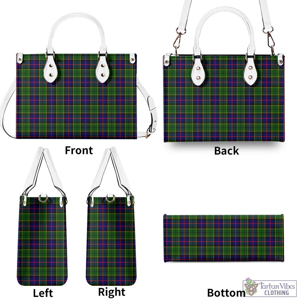 Tartan Vibes Clothing Forsyth Modern Tartan Luxury Leather Handbags