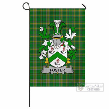 Foster Irish Clan Tartan Flag with Coat of Arms