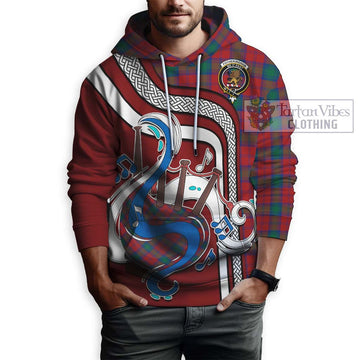 Fotheringham (Fotheringhame) Tartan Hoodie with Epic Bagpipe Style