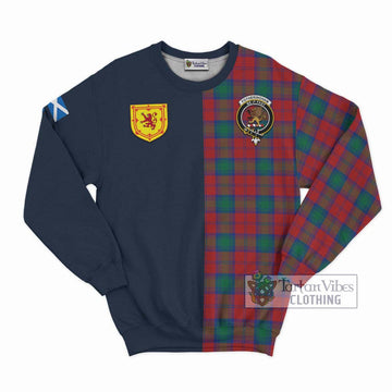 Fotheringham (Fotheringhame) Tartan Sweatshirt Alba with Scottish Lion Royal Arm Half Style