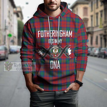 Fotheringham (Fotheringhame) Tartan Hoodie with Family Crest DNA In Me Style