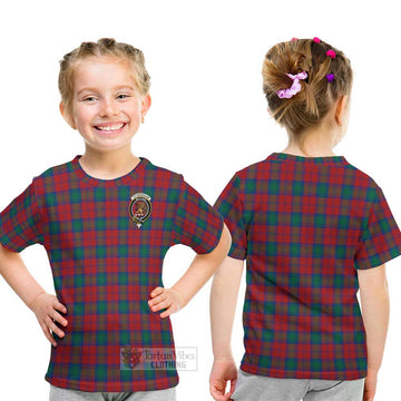 Fotheringham (Fotheringhame) Tartan Kid T-Shirt with Family Crest