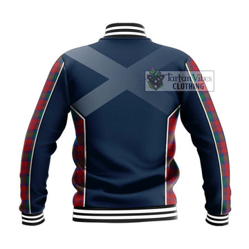 Fotheringham (Fotheringhame) Tartan Baseball Jacket with Family Crest and Lion Rampant Vibes Sport Style