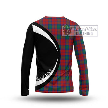 Fotheringham (Fotheringhame) Tartan Long Sleeve T-Shirt with Family Crest Circle Style