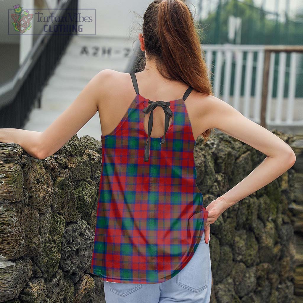 Tartan Vibes Clothing Fotheringham Tartan Loose Halter Neck Camisole