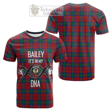 Fotheringham (Fotheringhame) Tartan Cotton T-shirt with Family Crest DNA In Me Style