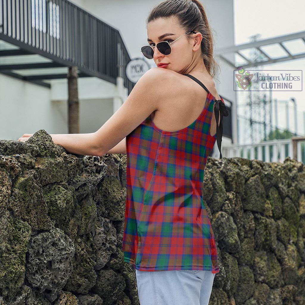 Tartan Vibes Clothing Fotheringham Tartan Loose Halter Neck Camisole