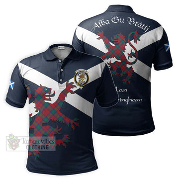 Fotheringham (Fotheringhame) Tartan Lion Rampant Polo Shirt Proudly Display Your Heritage with Alba Gu Brath and Clan Name