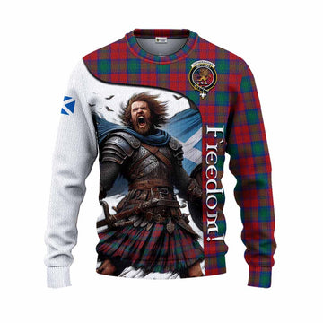 Fotheringham (Fotheringhame) Crest Tartan Knitted Sweater Inspired by the Freedom of Scottish Warrior