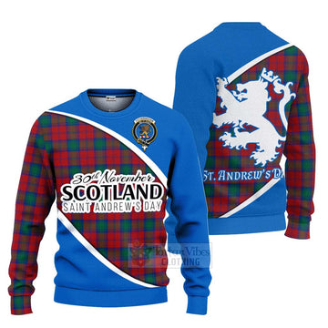 Fotheringham (Fotheringhame) Family Crest Tartan Ugly Sweater Celebrate Saint Andrew's Day in Style