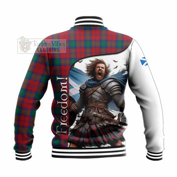 Fotheringham (Fotheringhame) Crest Tartan Baseball Jacket Inspired by the Freedom of Scottish Warrior