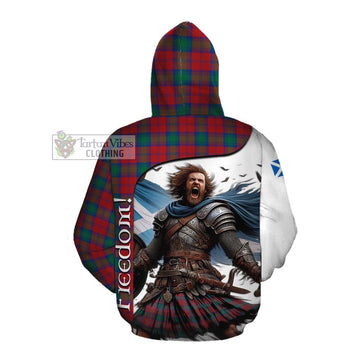 Fotheringham (Fotheringhame) Crest Tartan Cotton Hoodie Inspired by the Freedom of Scottish Warrior