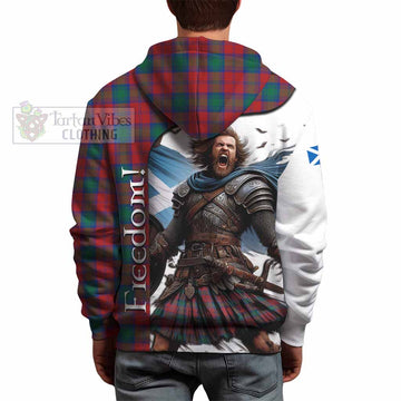 Fotheringham (Fotheringhame) Crest Tartan Hoodie Inspired by the Freedom of Scottish Warrior