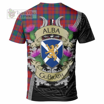 Fotheringham (Fotheringhame) Tartan Family Crest T-Shirt Lion Rampant Royal Thistle Shield Celtic Inspired - Tartan Vibes Clothing