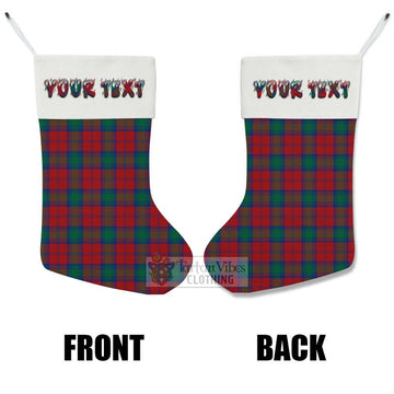 Fotheringham (Fotheringhame) Tartan Christmas Stocking with Personalized Text