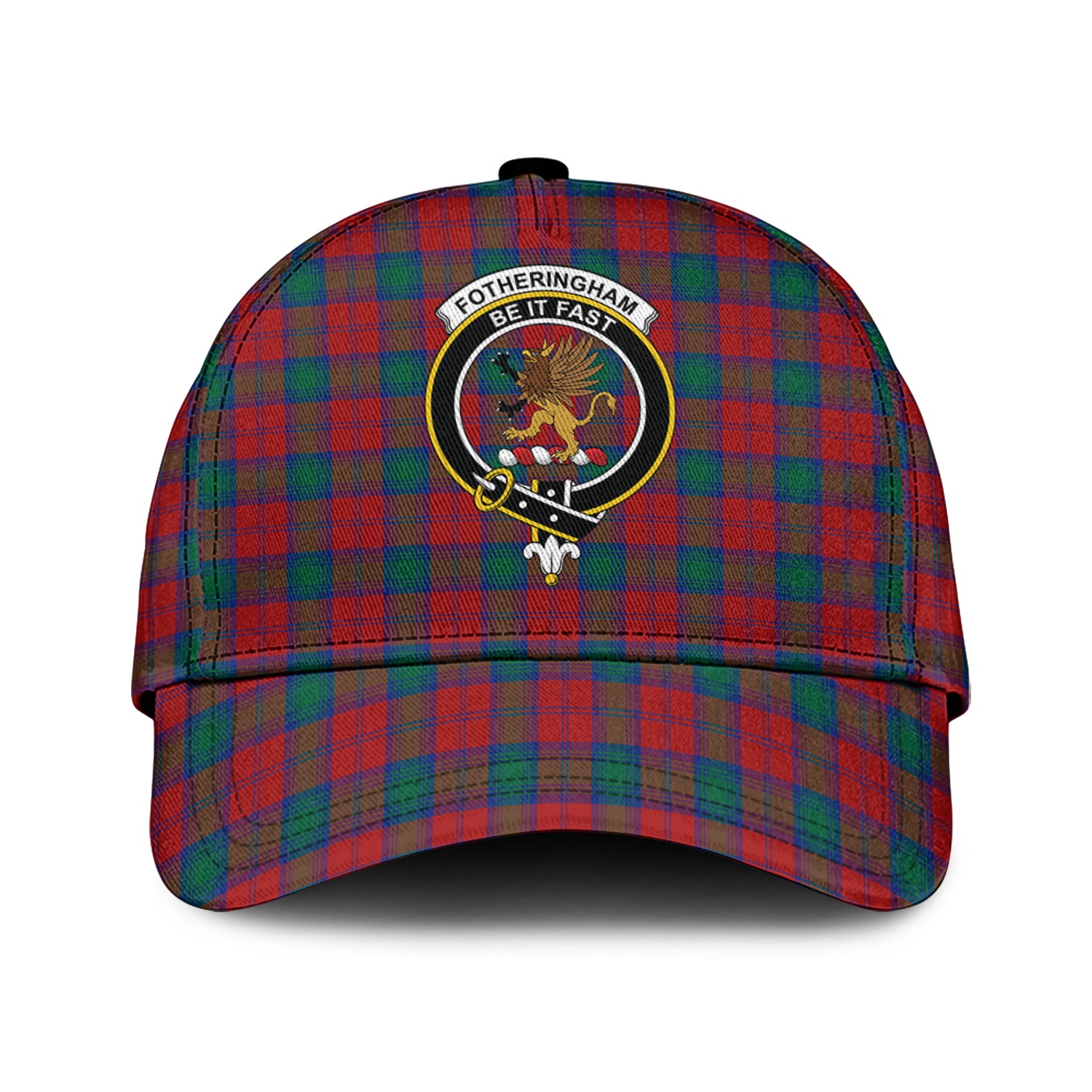 Fotheringham (Fotheringhame) Tartan Classic Cap with Family Crest Classic Cap Universal Fit - Tartan Vibes Clothing