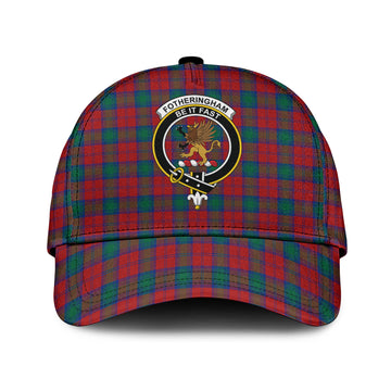 Fotheringham Tartan Classic Cap with Family Crest