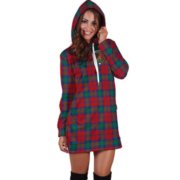 Fotheringham (Fotheringhame) Tartan Hoodie Dress with Family Crest