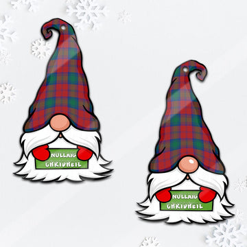 Fotheringham (Fotheringhame) Gnome Christmas Ornament with His Tartan Christmas Hat